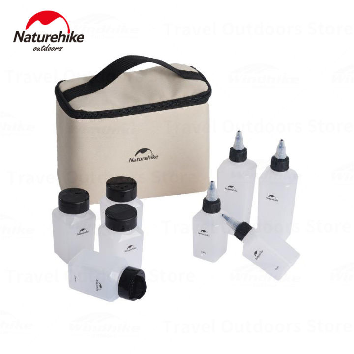 Naturehike 6/8 Piece Outdoor Seasoning Bottle Set Camping Picnic