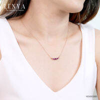 Lenya Jewelry  สร้อยคอเงินแท้ 925 ดีไซน์สุดน่ารักในลุคสาวหวาน สดใส เพิ่มเสน่ห์ดึงดูดในตัวคุณ