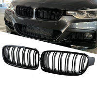 รถกระจังหน้าไตสองบรรทัด Air Intake Grille เข้ากันได้สำหรับ Bmw F30 F35 12-17ดัดแปลงอุปกรณ์เสริม【fast】