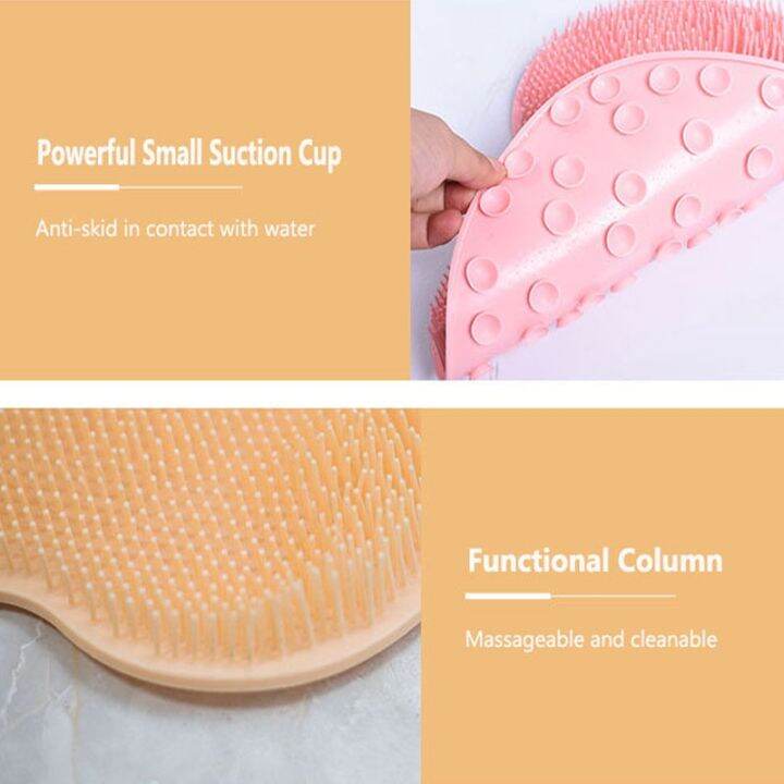 reusable-shower-back-scraper-cleaning-brush-shower-feet-cleaner-wash-mat-multifunction-sucker-wall-mat-rub-foot-arms-body-bath