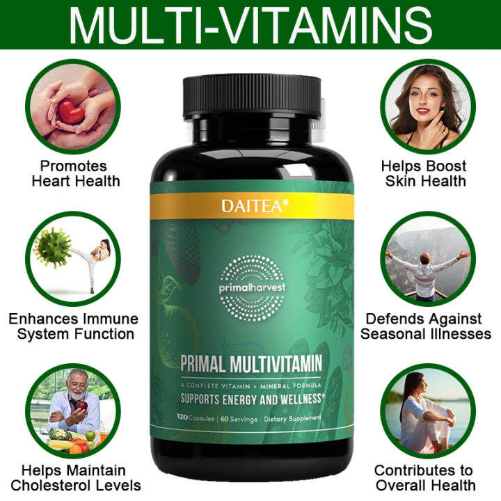 Multivitamin, Unisex Vitamin A, Vitamin C, Vitamin D & E, Vitamin B12