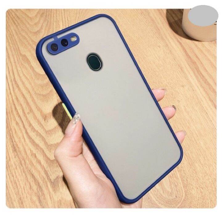 พร้อมส่ง-เคส-oppo-f9-เคสออฟโป้-f9-เคสขอบสี-กันกล้อง-case-oppo-f9-เคสกันกระแทก-เคสโทรศัพท์oppof9