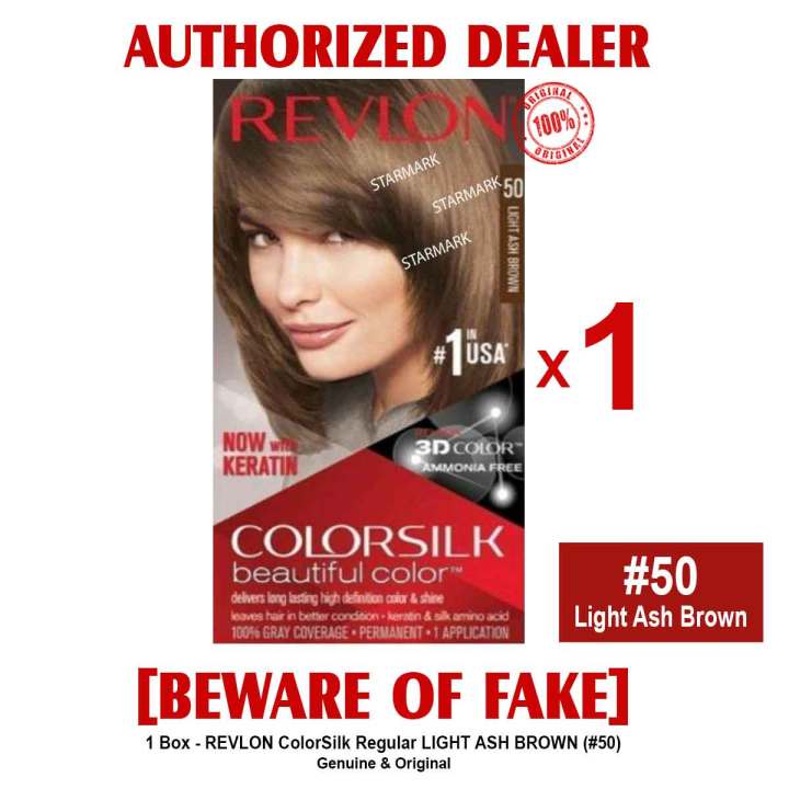 Revlon Colorsilk Beautiful Color Revlon Light Ash Brown 50 Ammonia Free Hair Color Colors 7221