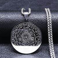 【DT】hot！ Archangels Amulet Necklaces Men of Protection Jewelry collar hombre N1162