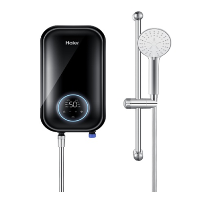 Haier เครื่องทำน้ำอุ่น รุ่นEI35H2B-3500W Black/ฝักบัวซุบโคเมี่ยมปรับได้3ระดับพร้อมราว (โปรดติดต่อผู้ขายก่อนทำการสั่งซื้อ)