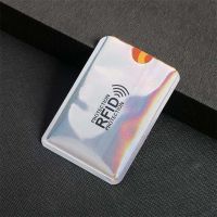 10PCS Silver Anti Rfid Card Holder NFC Blocking Reader Lock Id Bank Card Holder Case Protection Credit Card Case Aluminium Card Holders