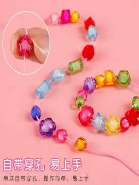 5000pcs 3-7mm DIY Handmade Beads Kit Charms Elastic String Jewelry