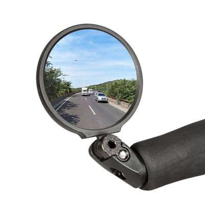 Thinkrider กระจกมองหลังจักรยาน Universal ปรับได้มุมกว้างแฮนด์จักรยานมุมมองด้านหลังสำหรับถนน MTB