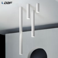 [DBF]BlackWhite Long Tube Surface Mounted Ceiling LED Spot Light Dimmable 5W 3000K4000K6000K Surface Mounted Downlight AC220V