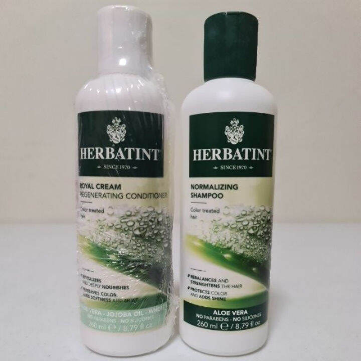 On Hand! Herbatint Normalizing Shampoo or Royal Cream Conditioner