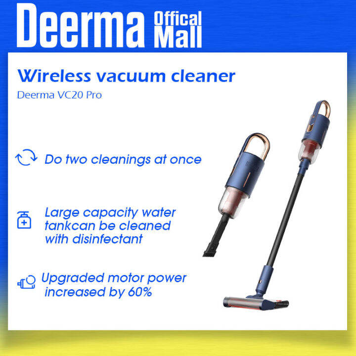 Deerma cordless stick vacuum cleaner VC20 pro wireless adjustable ...