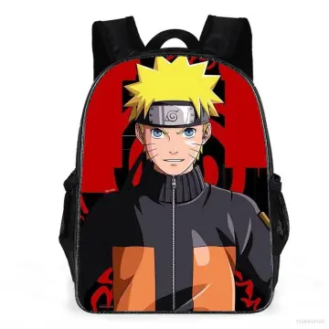 Naruto & Sasuke Print Laptop Backpack