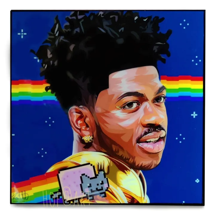 Lil Nas X ลิล แนส เอ็กซ์ นักร้อง แร็พเปอร์ Rapper Hip hop รูปภาพ ติด