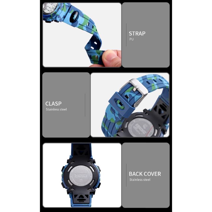 skmei-กีฬาเด็กนาฬิกาไฟ-led-ที่มีสีสัน-5bar-กันน้ำเด็กดิจิตอลนาฬิกา-pu-สายนาฬิกาปลุกนาฬิกา