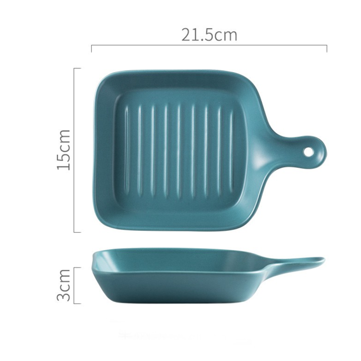 Ceramic Oven Toaster Plate Green Lazada PH