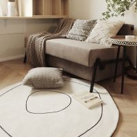 Bedside Car Bedroom Anti-slip Rugs Nordic Floor Mat Room Simple Home Decor