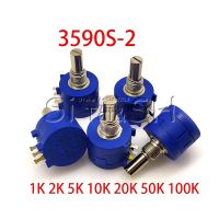 ㍿ 3590S Multiturn Potentiometer 500 1K 2K 5K 10K 20K 50K 100K ohm Potentiometer Adjustable Resistor 3590 102 202 502 103