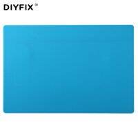 DIYFIX 31x21cm Heat Insulation Silicone Pad Desk Mat Maintenance Platform for BGA Soldering Repair Station with Screw Position