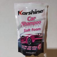 ส่งไว แชมพูล้างรถ 650ml.(แบบถุง)  KARSHINE Car Shampoo Soft Foam กลิ่นพฤกษาขนาดใหญ่ บรรจุ 650 ML