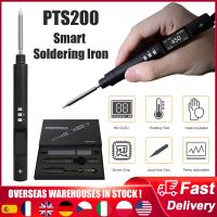 PTS200 Smart Electric Soldering Iron 65W 50-450℃ Adjustable PD2.0/QC3.0 Type-C Soldering Station For T12/TS Series Soldering Tip