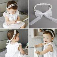 【CW】 Headband Baptism Rhinestone Baby Headwear baby hair Birthday Costume New