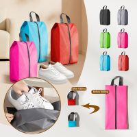 Dustproof Shoes Storage Bags Travel Portable Nylon Shoes Bag With Sturdy Zipper Pouch Case Waterproof Pocket Shoes Organizer