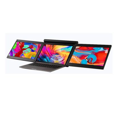 13.3 Inch Portable Dual Screen Monitor for 15-17 Inch Laptop Expansion Screen 1920X1080 Resolution Support Macbook