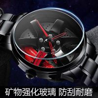 Authentic Swiss automatic mechanical watch men watch waterproof noctilucent business tide car wheel hub hollow out the new 2021 ♧◐