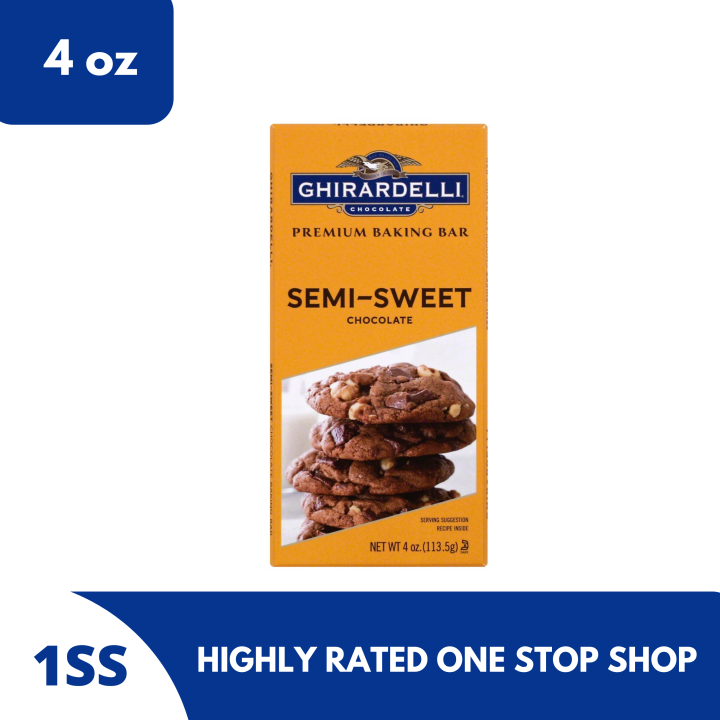 Ghirardelli Premium Baking Bar SemiSweet Chocolate, 4oz Lazada PH