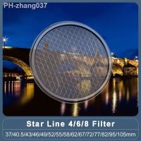 Star Line 4 6 8 Star Camera Lens Filter 37 40.5 43 46 49 52 55 58 62 67 72 77 82 95 105mm for Sony Nikon Canon SLR Night Jewelry