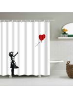 【CW】✶┅✤  Little Simplicity Shower Curtain Ballet Kids Fabric Curtains