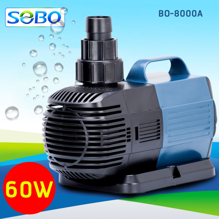 ปั๊มน้ำประหยัดไฟ-sobo-bo-3000a-4000a-5000a-6000a-7000a-8000a-ปั้มน้ำตู้ปลา-ปั้มน้ำบ่อปลา