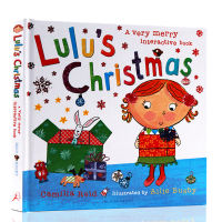 Original and genuine English lulu S Christmas Lulus LULUs series childrens Enlightenment cognitive picture book picture book hardcover flip operation book
