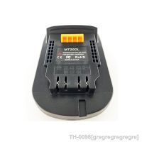 ❍ gregregregregre Adaptador de bateria Li-Ion para Makita 18V 20V Switch Ferramentas Dewalt Bl1830 Bl1860 Bl1815 MT20DL