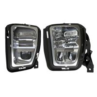 1Pair LED Fog Lights Lamps Front Bumper Fog Lamps Clear for Dodge Ram 1500 2013-2018