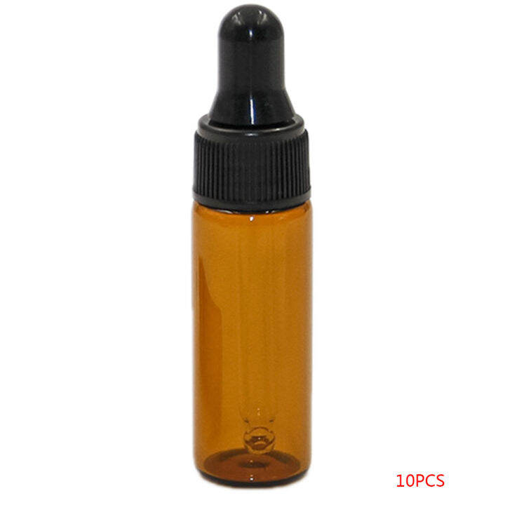 Reagent Liquid Pipette 3ml Aromatherapy Amber Refillable Empty Dropper ...