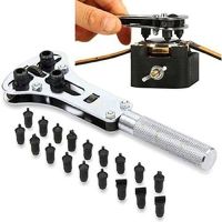 【hot】✆  Repair Tools Back Opener Adjustable Watchmaker Wrench Cover Remover Screw