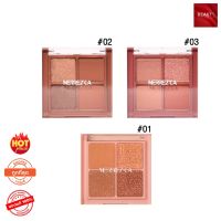 NP Merrezca Eye Color Palette เมอร์เรซกา อาย คัลเลอร์ พาเลต (4 เฉด x 1 ตลับ) เครื่องสำอาง makeup