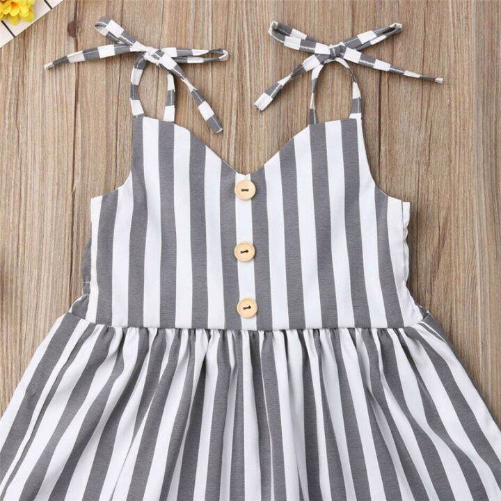 jeansame-dress-1-6y-ฤดูร้อนสาวลำลองลายแขนกุดชุดลายน่ารักเด็กพรรคสำหรับสาวเจ้าหญิงชุดท็อปส์เสื้อผ้า