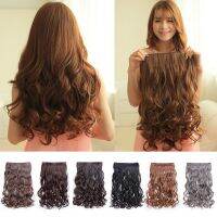 ASYMME 60ซม.Thicken ที่มองไม่เห็นธรรมชาติเต็มรูปแบบวิกผมปลอมที่ยืดผม Hairpiece สำหรับผู้หญิง Lady ผมหยิก