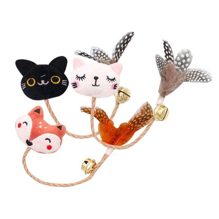 3pcs-สำหรับ-cat-feather-teaser-ของเล่นสีสัน-feathers-bell-ของเล่นสำหรับแมวแมว-interactive-ของเล่น-catnip-กัดทน