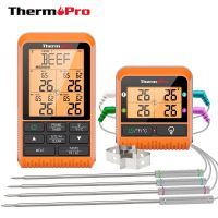 Thermopro TP829 300เมตรเครื่องวัดอุณหภูมิในครัวดิจิตอลไร้สาย4 Probes เนื้อเตาอบอาหารเครื่องวัดอุณหภูมิเนื้อมีตัวจับเวลา Backlit