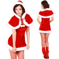 ชุดคริสต์มาสผู้หญิง ชุดซานตาครอสผู้หญิง ชุดซานตี้ Sexy Miss Santa Costume