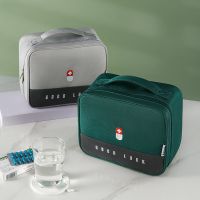 Thickened Layered Medicine Box Large Capacity Home Portable Waterproof Fabric Medicine Cabinet Storage Box First Aid Kit