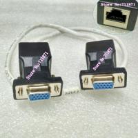 Rj45 Kabel Jaringan memperpanjang VGA Female untuk Perempuan Adapter Konektor bersama Jaringan Rj45 15 P D-sub VGA Ekstensi konektor Adapter