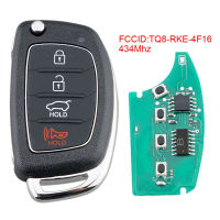 434เมกะเฮิร์ตซ์4ปุ่ม Keyless E Ntry ระยะไกลพลิก Key Fob กับ4D60ชิป TQ8-RKE-4F16เหมาะสำหรับ2014-2016 Hyu-Ndai Son-Ata