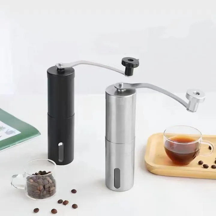 Manual Coffee Grinder Conical Burr Mill Bean Hand Grinder Portable