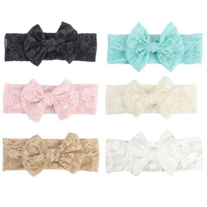 kids-girl-baby-headband-lace-turban-knot-head-wrap-hair-bow-band