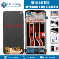 จอ LCD แบบดั้งเดิมสำหรับ OPPO Reno 6 Lite A74 4G หน้าจอ LCD F19สัมผัสขอบจอ Digitizer สำหรับ Oppo Reno 6 Z 7Z 5G Reno 6Z 7Z