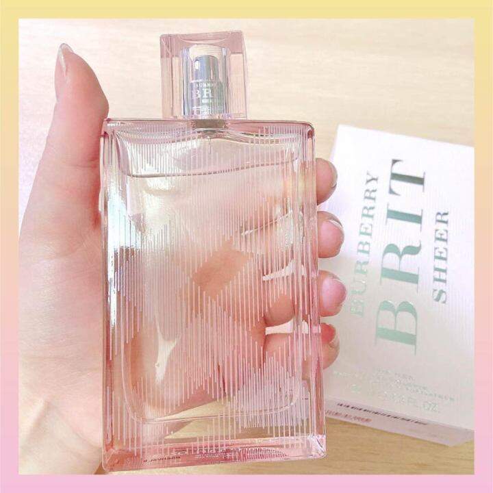 น้ำหอมแท้แบ่งขาย-งานป้ายแท้100-brit-sheer-for-her-eau-de-toilette-กลิ่นหอมหวานออกแนว-fresh-fruity-floral